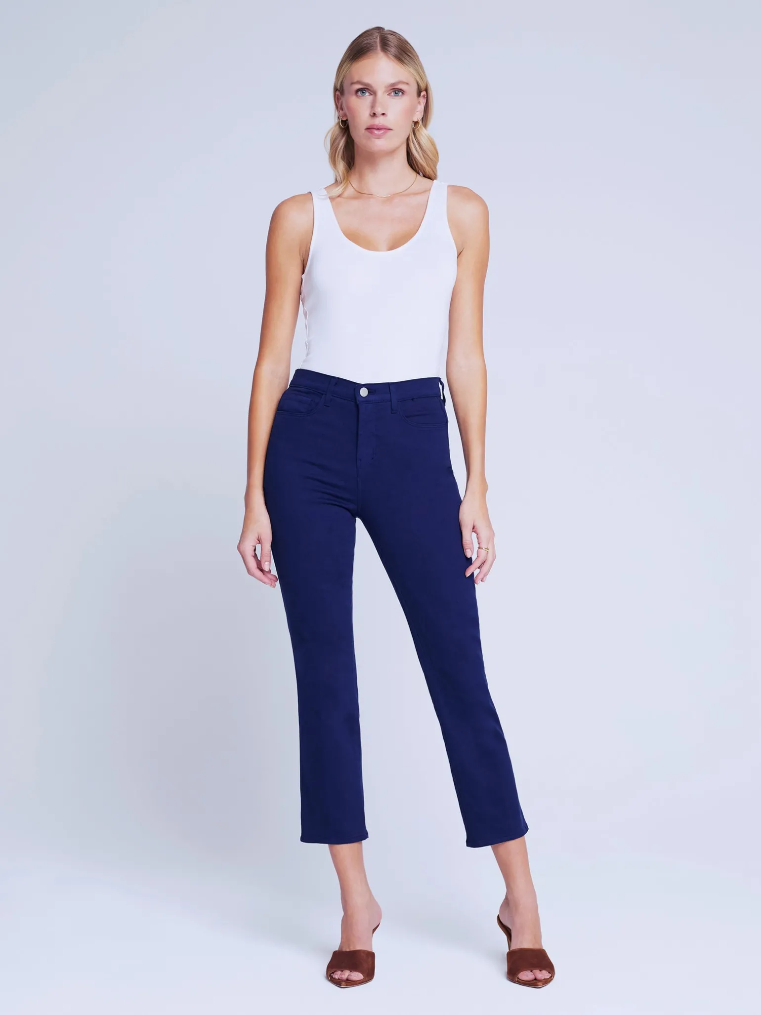 Alexia Cropped Cigarette Jean