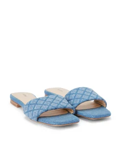 Aloise Denim Slide Sandal