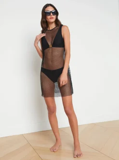 Angela Mesh Cover-Up Dress