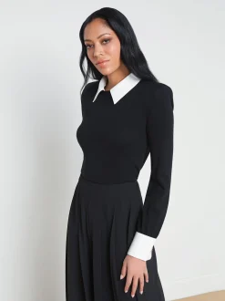 April Cufflink Detail Pullover