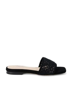 Armelle Crochet Slide Sandal