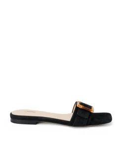 Aurelie Buckle Slide Sandal