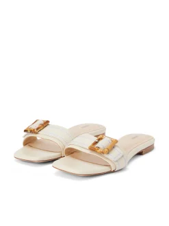 Aurelie Buckle Slide Sandal