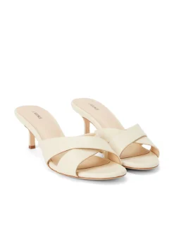 Aveline Kitten-Heel Sandal