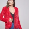 Azure Fringe Cardigan Blazer