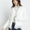 Azure Fringe Cardigan Blazer