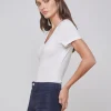 Becca Cotton V-Neck Tee