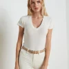 Becca Cotton V-Neck Tee