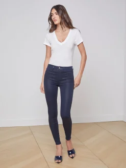Becca Cotton V-Neck Tee