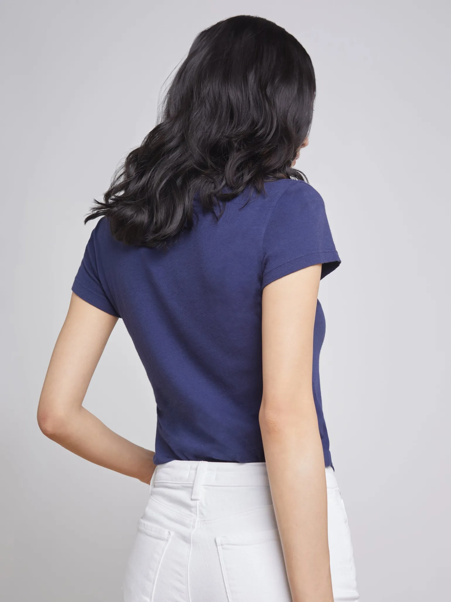 Becca Cotton V-Neck Tee