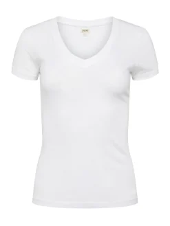 Becca Cotton V-Neck Tee