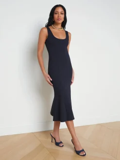 Bisous Flared Midi Dress