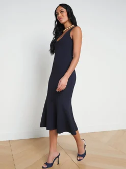 Bisous Flared Midi Dress