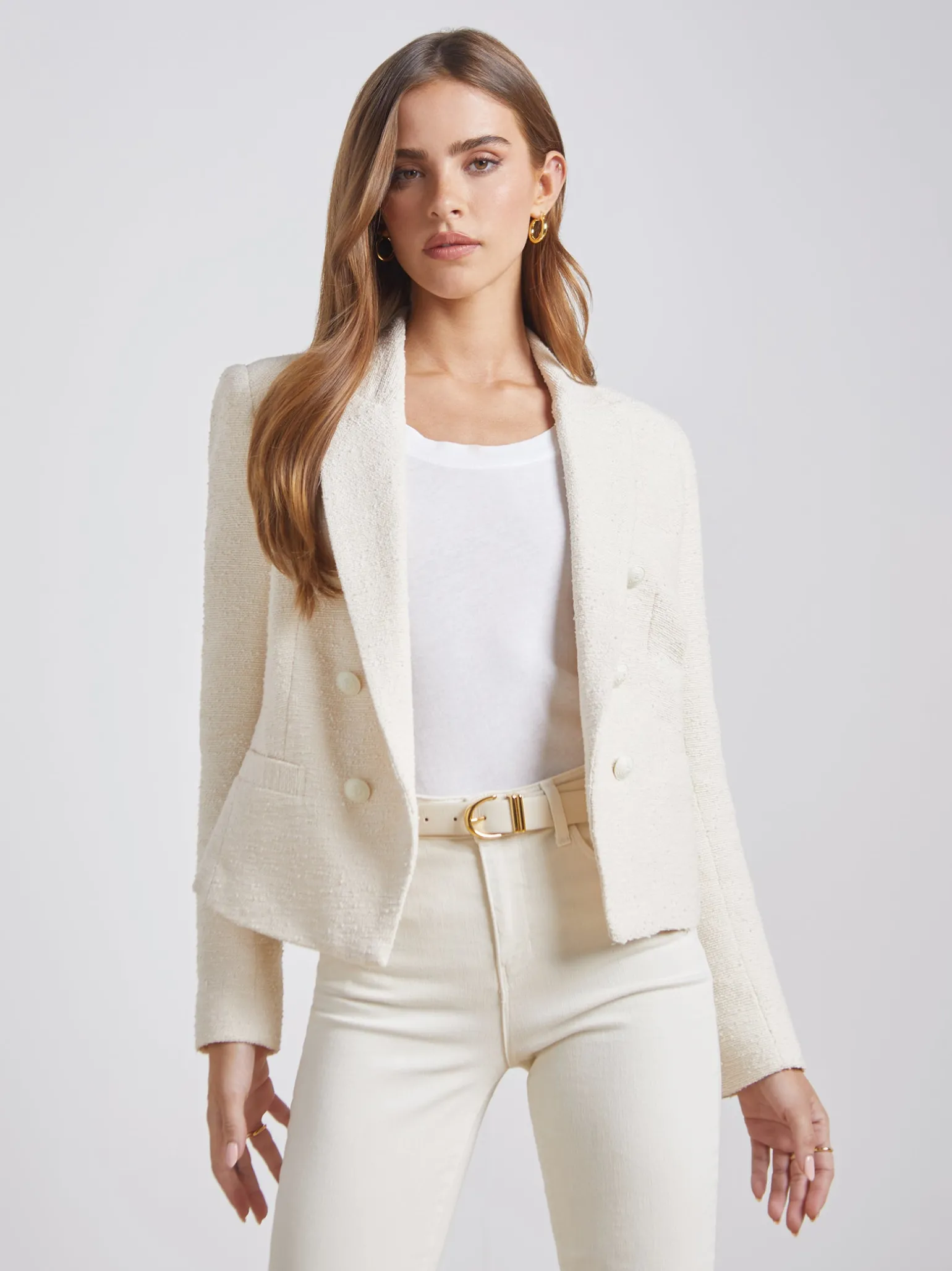 Brooke Open-Front Blazer
