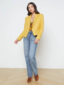 Brooke Open-Front Blazer