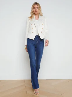Brooke Open-Front Blazer