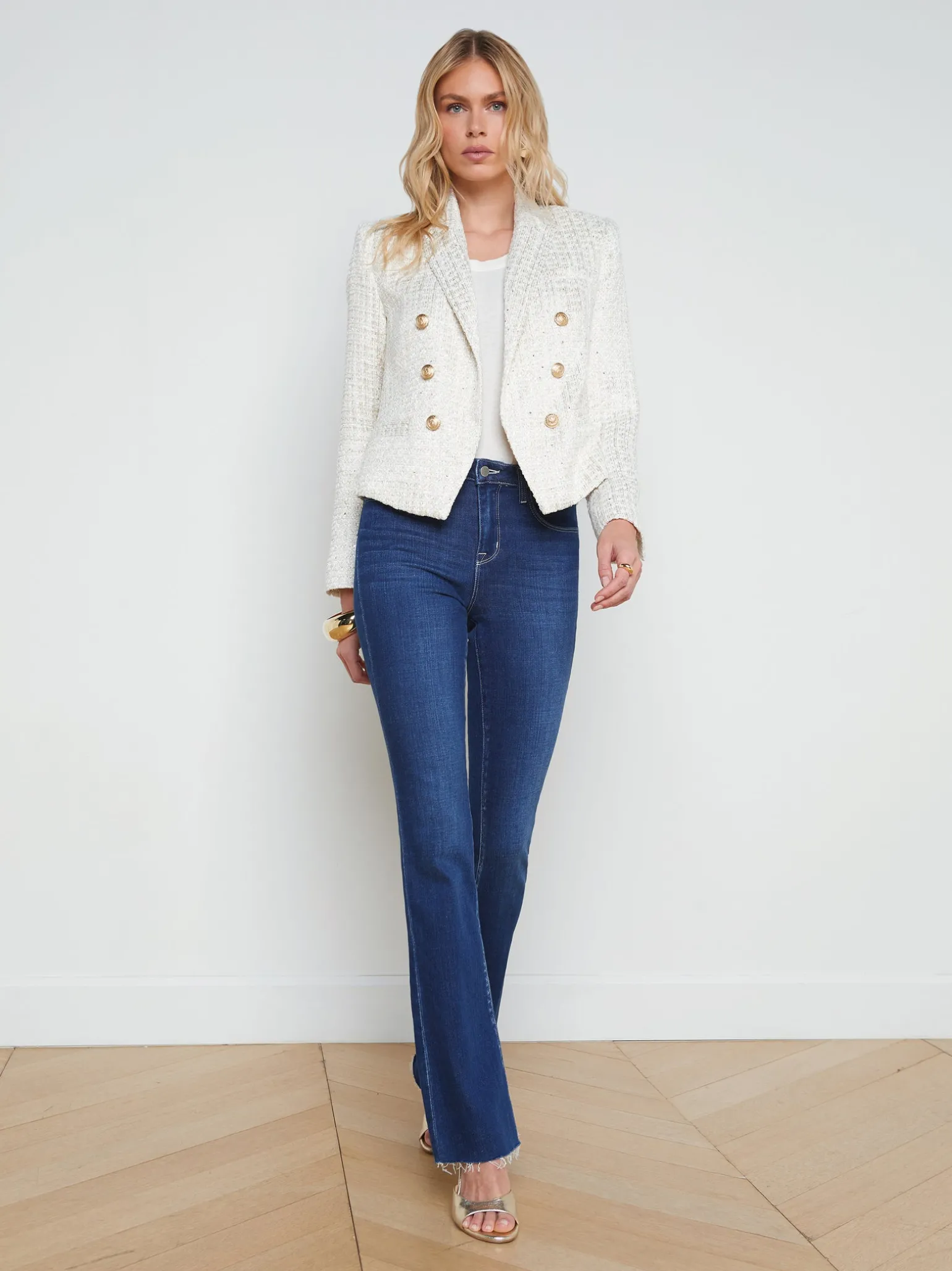 Brooke Open-Front Blazer