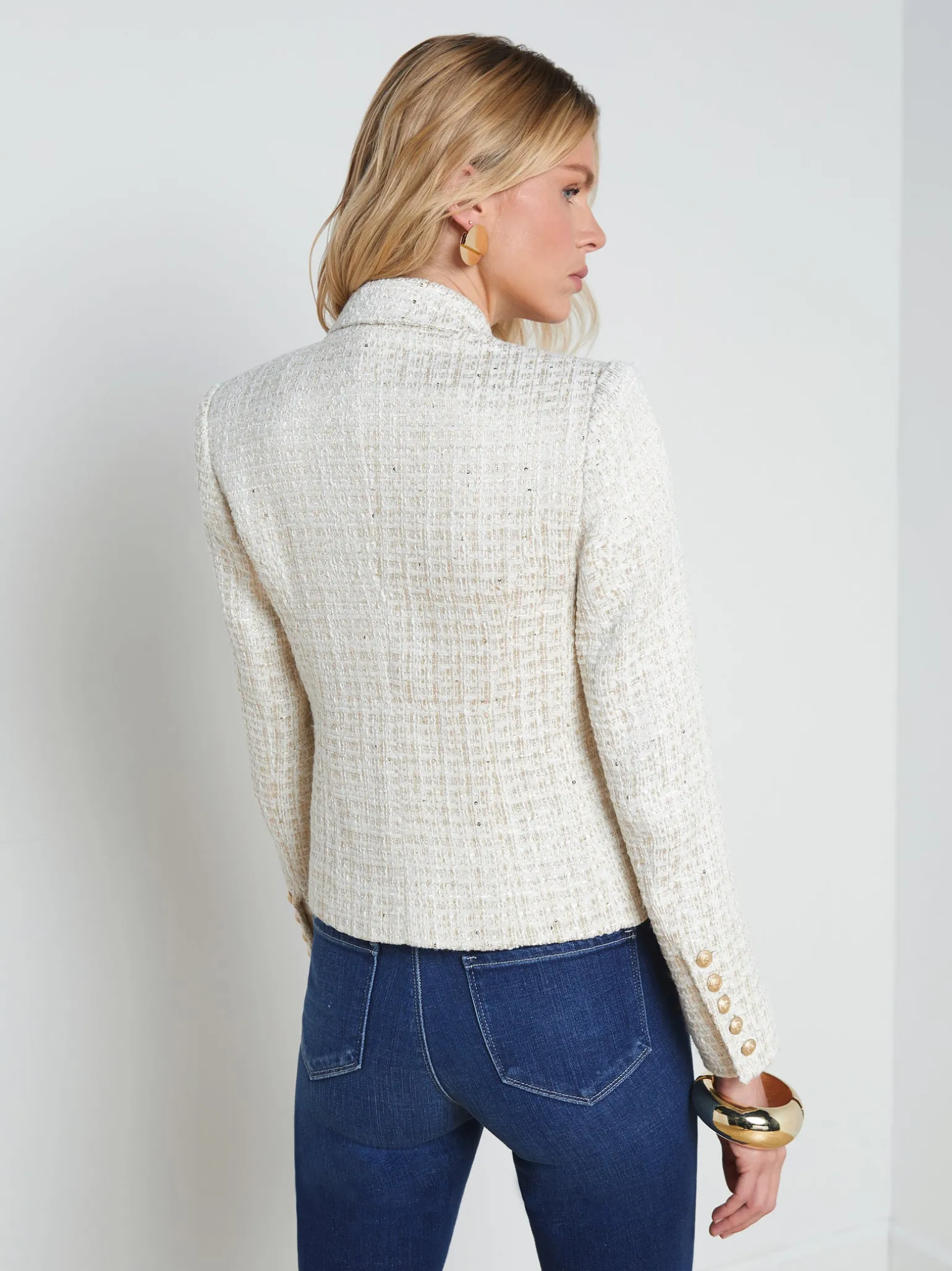 Brooke Open-Front Blazer