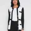 Clover Contrast-Trim Cardigan