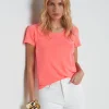 Cory Cotton Scoopneck Tee