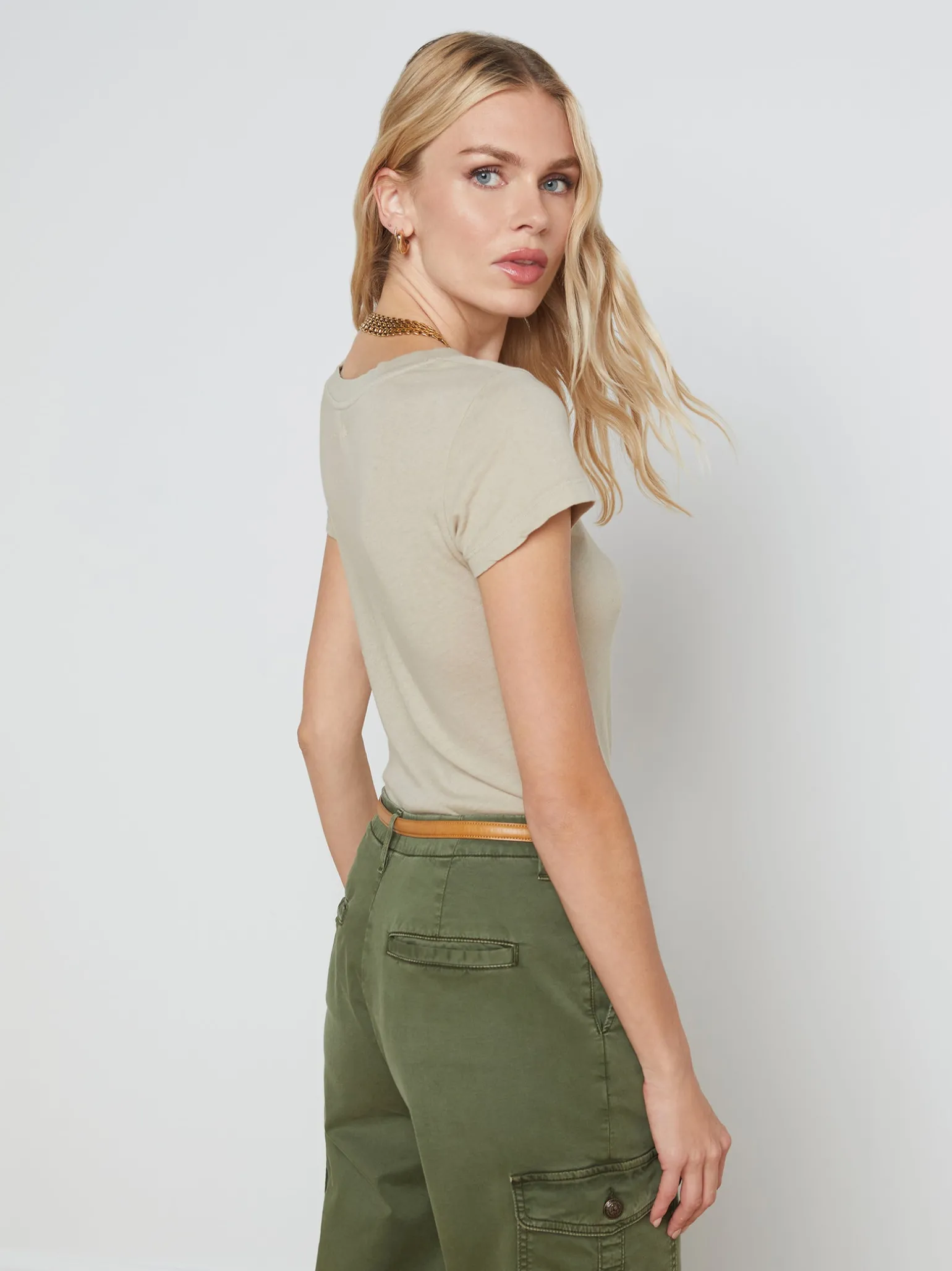 Cory Cotton Scoopneck Tee