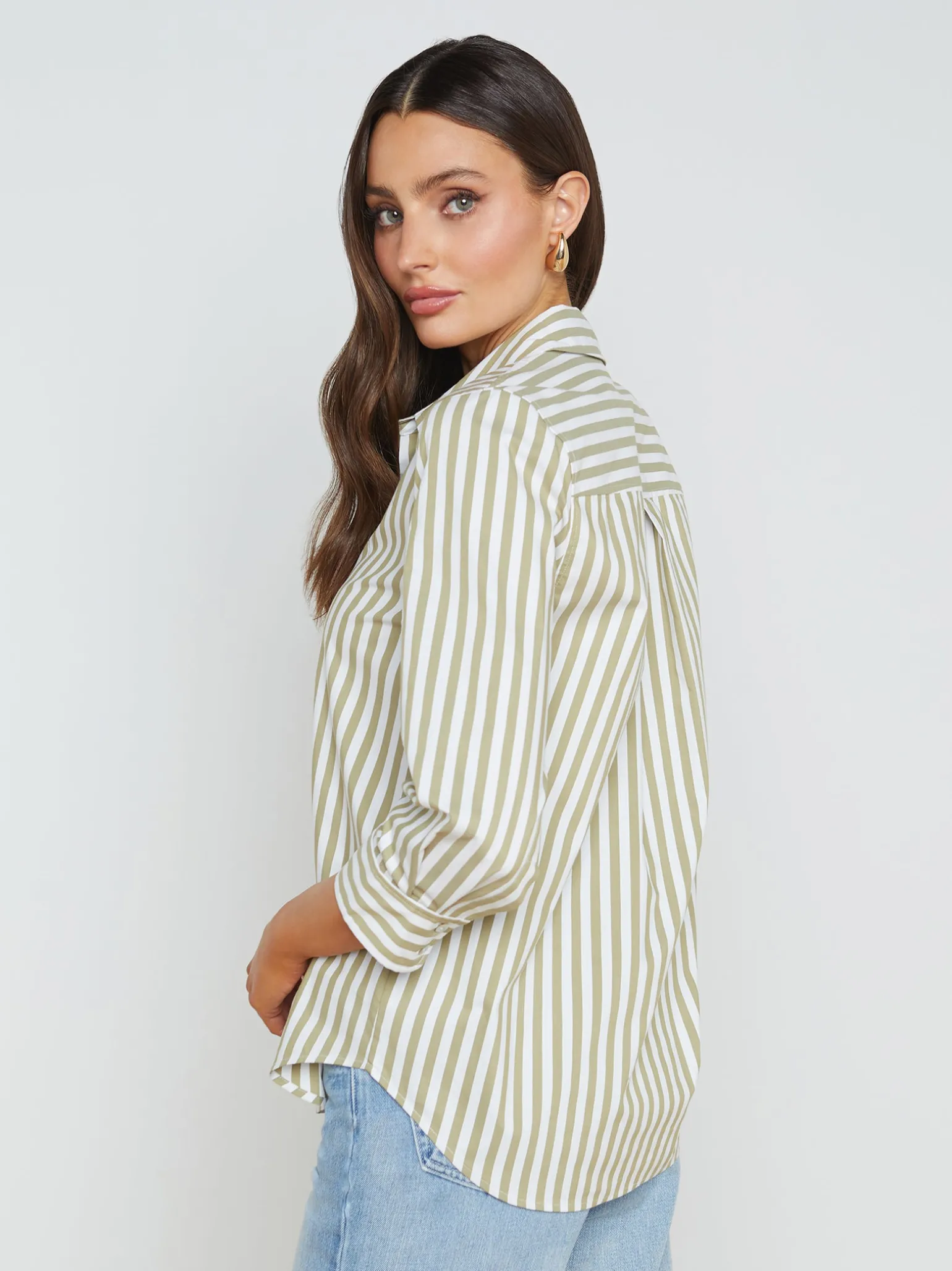 Daniella Cotton-Blend Blouse