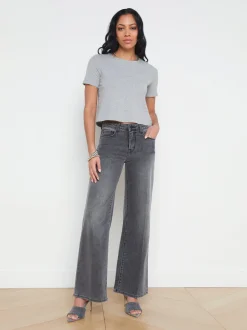 Donna Cotton Cropped Tee