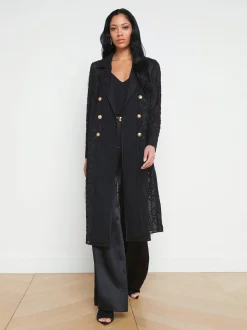 Dottie Lace Trench Coat