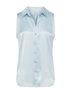 Emmy Sleeveless Silk Blouse