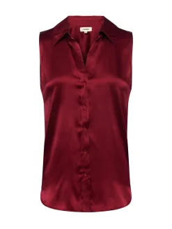 Emmy Sleeveless Silk Blouse