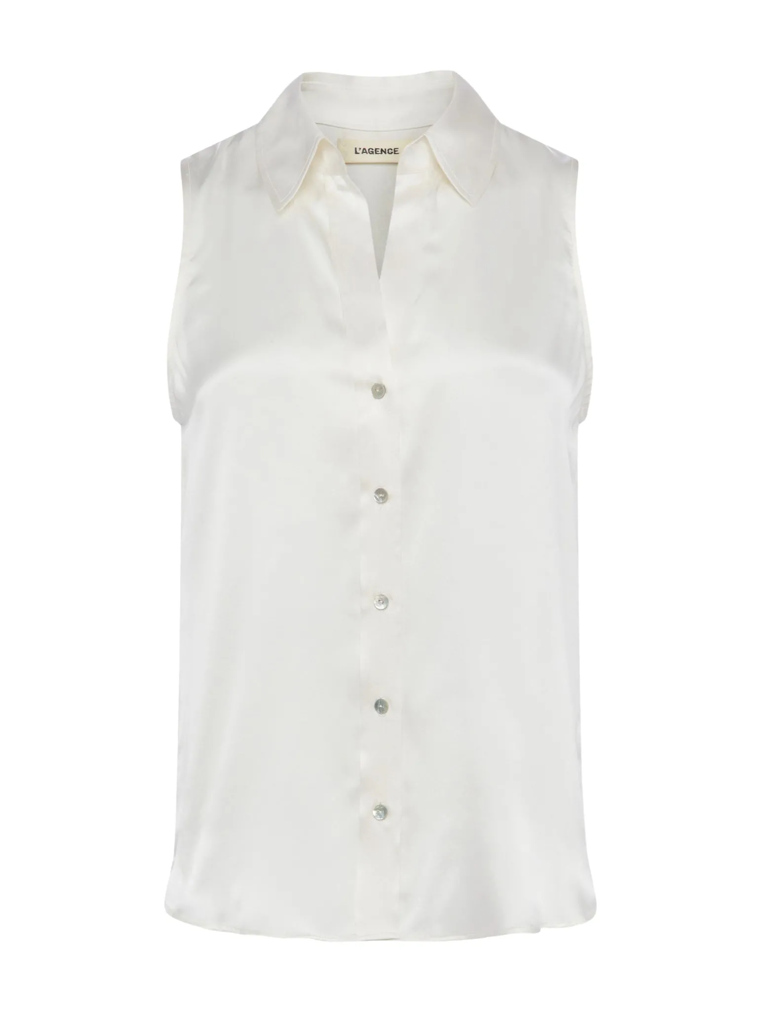 Emmy Sleeveless Silk Blouse