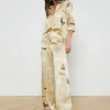 Gavin Silk Wide-Leg Pant