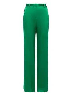 Gavin Silk Wide-Leg Pant