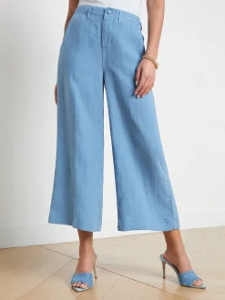 Henderson Linen Cropped Pant