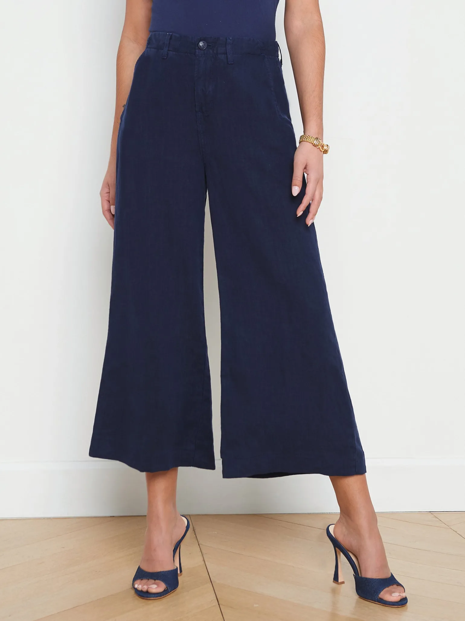 Henderson Linen Cropped Pant