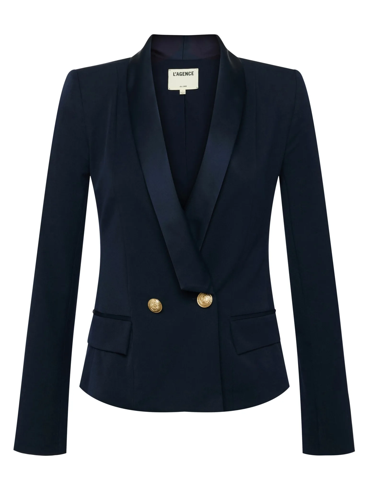 Imogen Satin Lapel Blazer