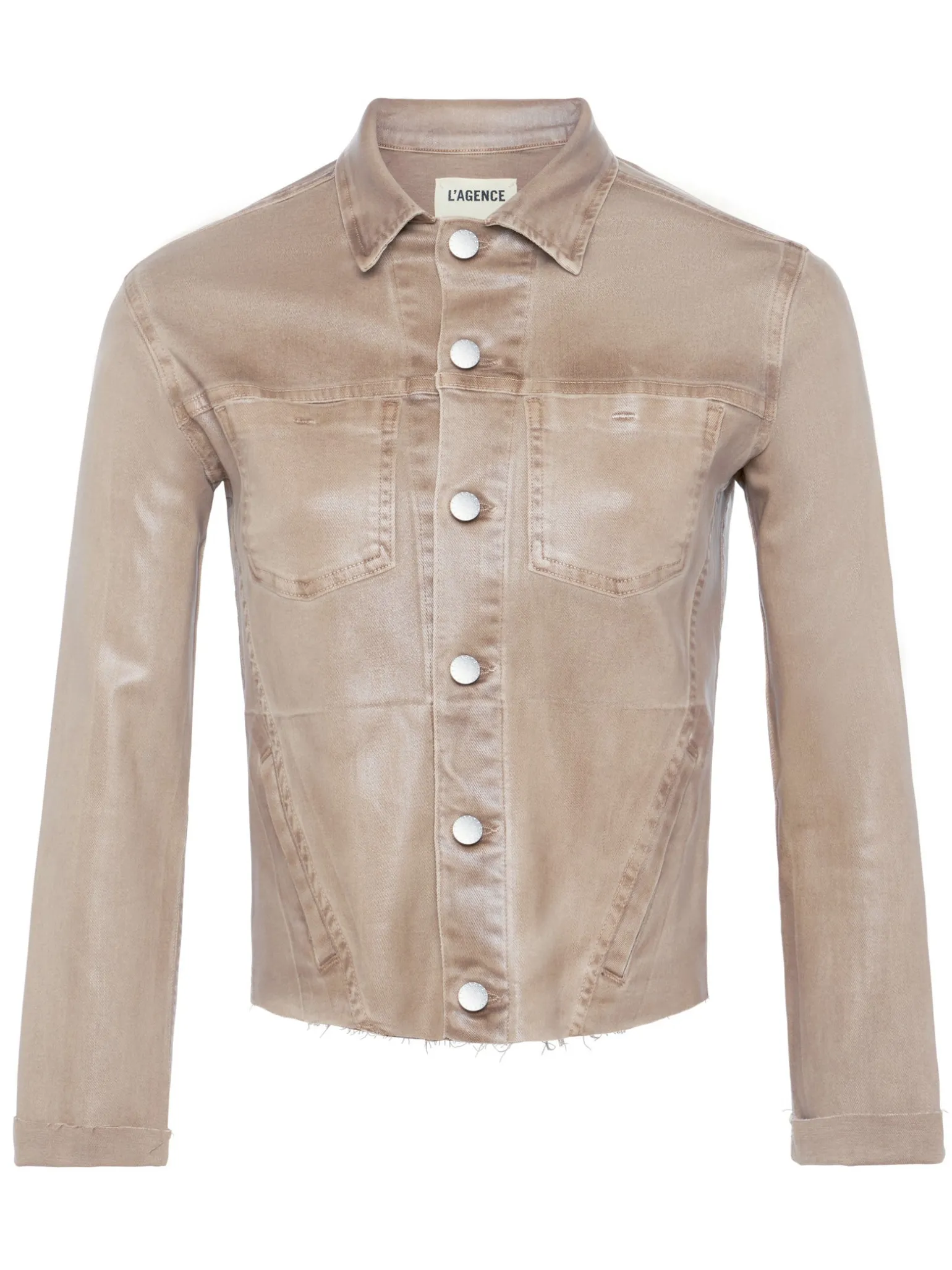 Janelle Coated Denim Jacket