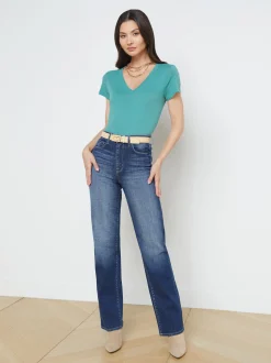 Jones Ultra High-Rise Stovepipe Jean