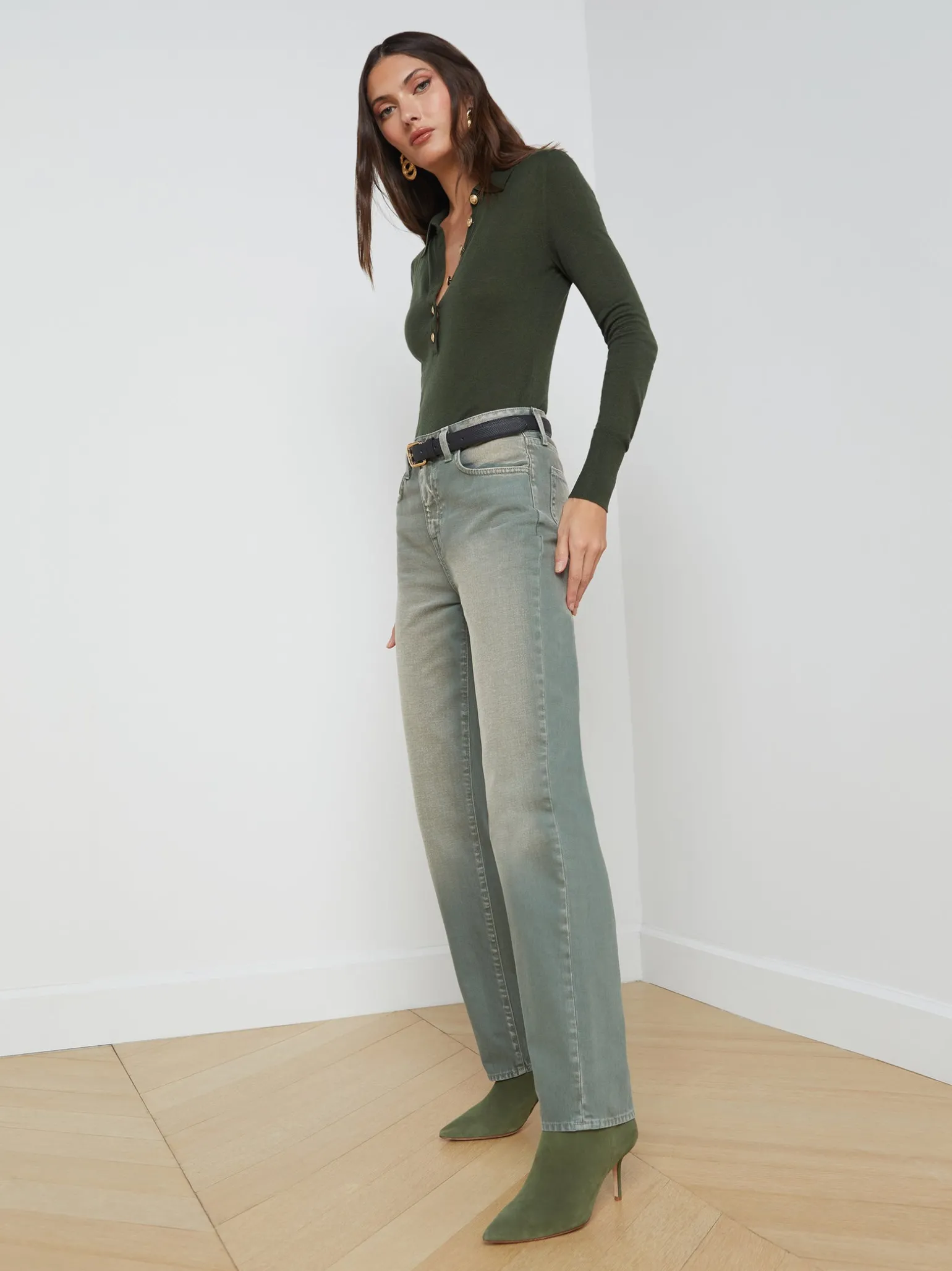 Jones Ultra High-Rise Stovepipe Jean
