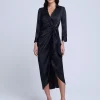 Kadi Silk Wrap Dress