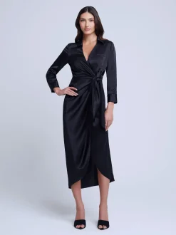 Kadi Silk Wrap Dress
