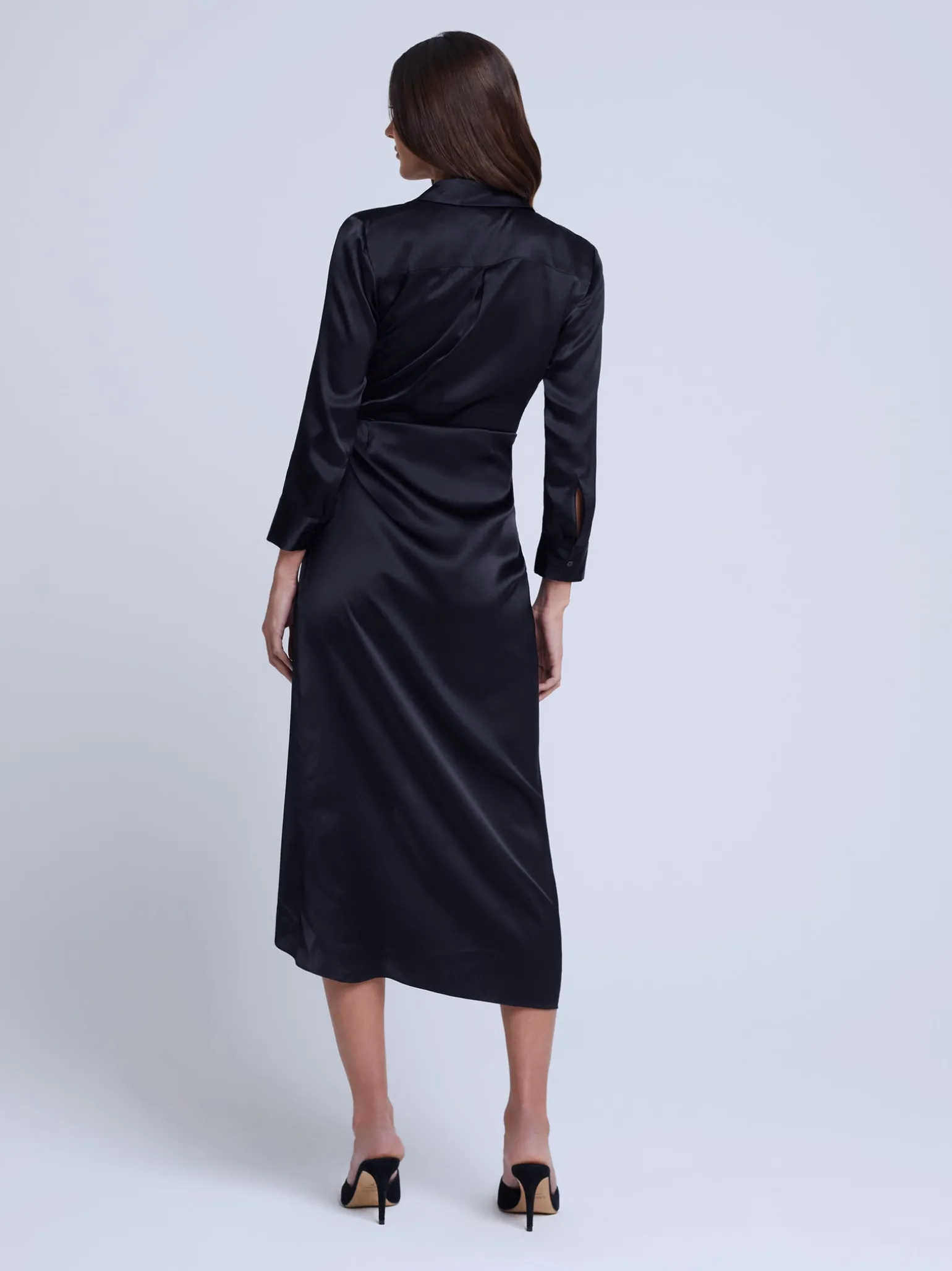 Kadi Silk Wrap Dress