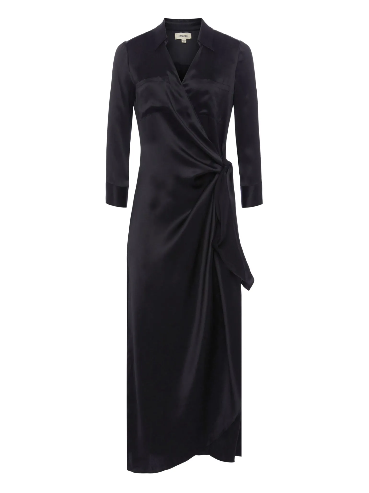 Kadi Silk Wrap Dress