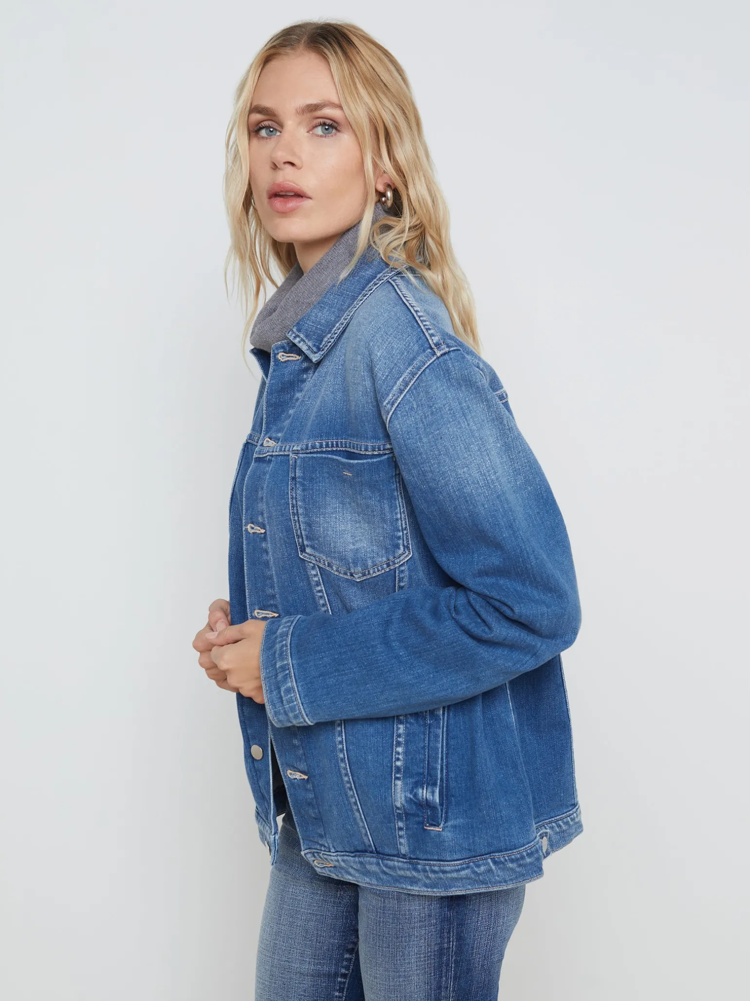 Karina Oversized Denim Jacket