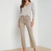 Kendra Coated Cropped Flare Jean