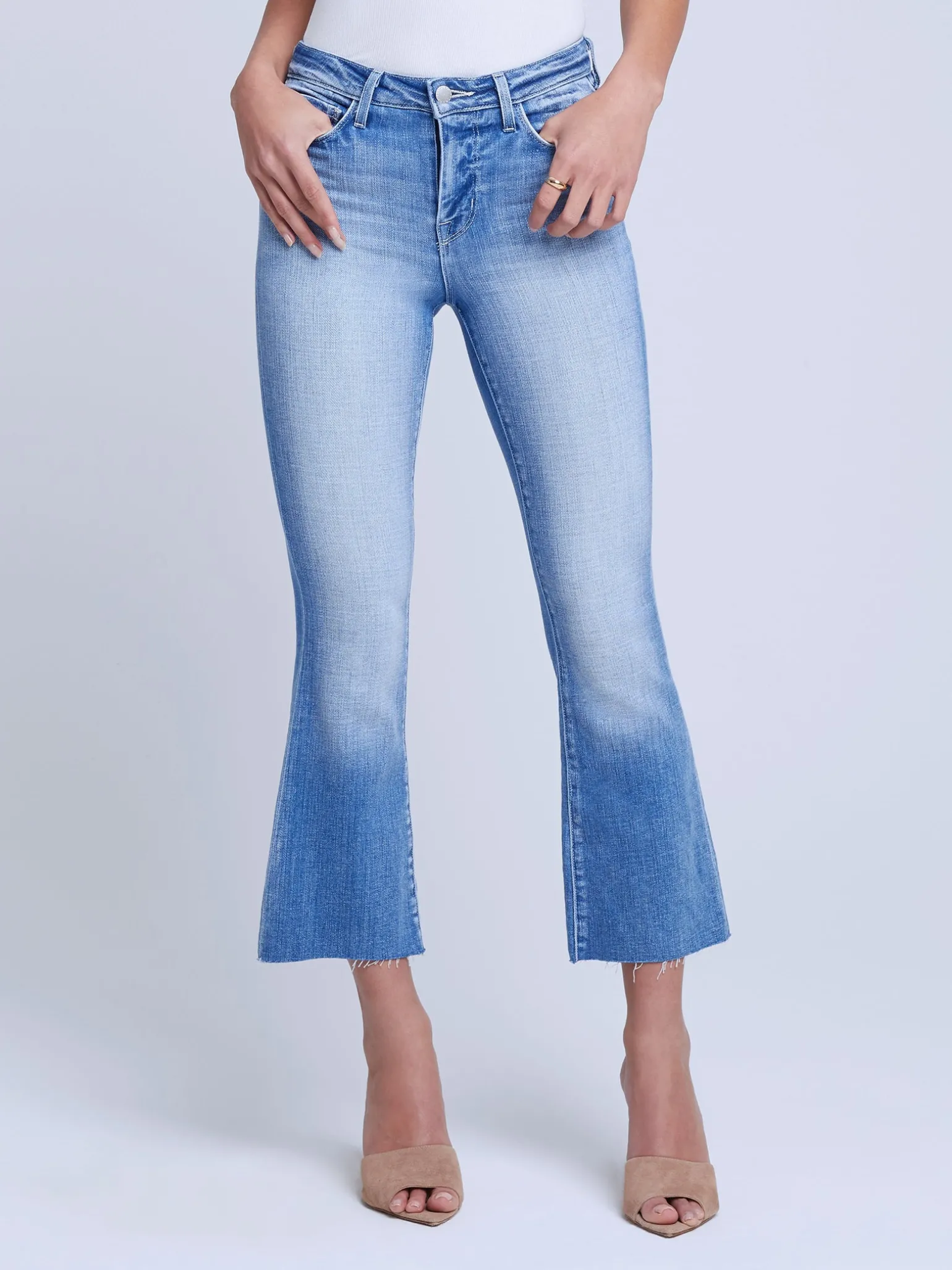 Kendra Cropped Flare Jean