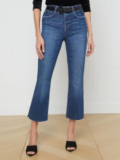 Kendra Cropped Flare Jean