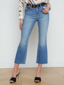 Kendra Cropped Flare Jean