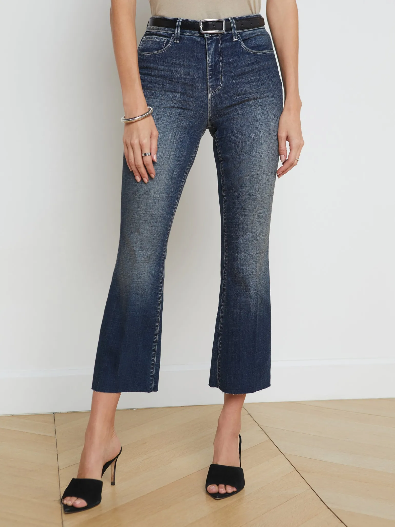 Kendra Cropped Flare Jean