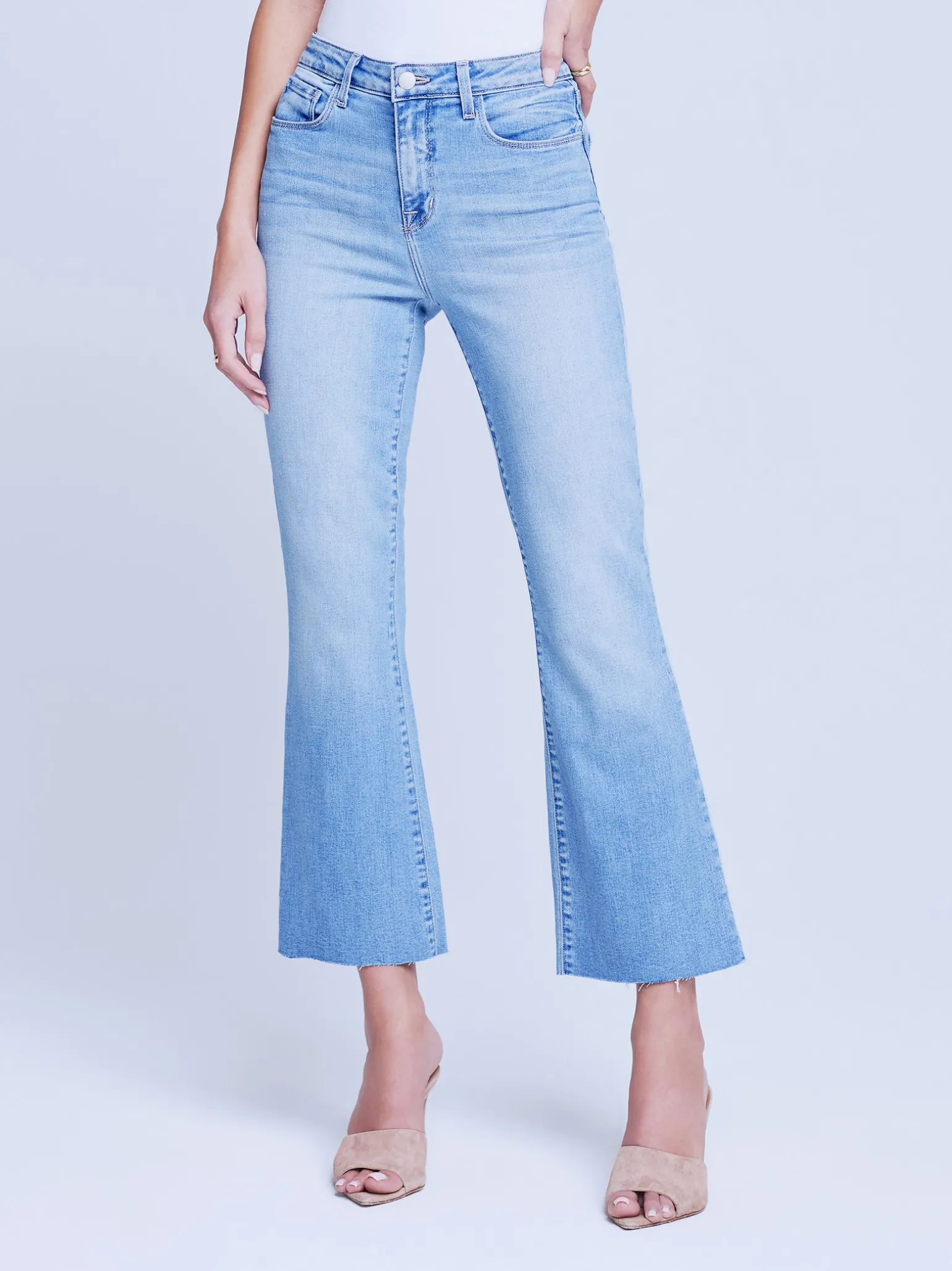 Kendra Cropped Flare Jean